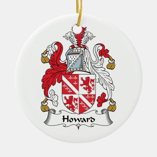 Howard Family Crest Keramisch Ornament (Voorkant)