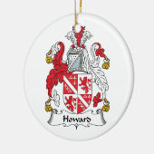 Howard Family Crest Keramisch Ornament (Links)