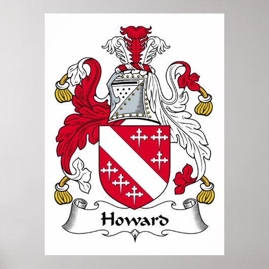Howard Family Crest Poster (Voorkant)