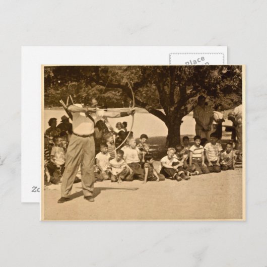 Howard Hill in Griffith Park 1958 Briefkaart (Voorkant / Achterkant)