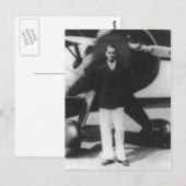 Howard Hughes Briefkaart (Voorkant / Achterkant)
