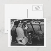 Howard Hughes in Spruce Goose Wooden Plane Briefkaart (Voorkant / Achterkant)