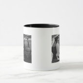 Howard Hughes in Spruce Goose Wooden Plane Mok (Midden)