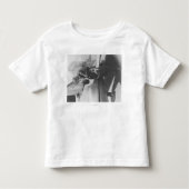 Howard Hughes Pilot Boarding Plane in haar geheel Kinder Shirts (Voorkant)