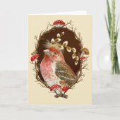 Howard in twig/paddenstoel bedankkaart (Voorkant)