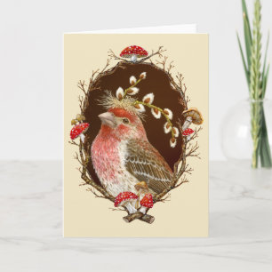 Howard in twig/paddenstoel bedankkaart