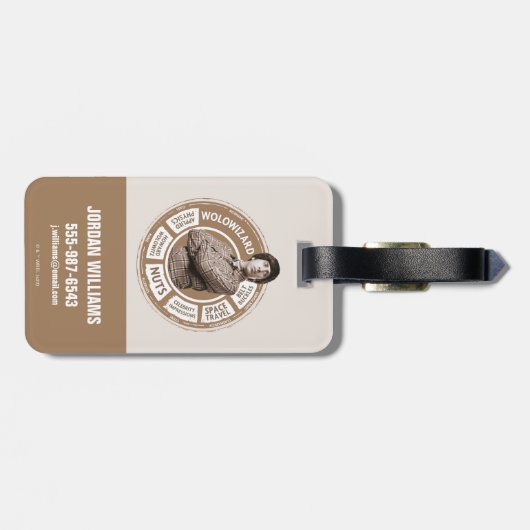 Howard Info Graphic Bagagelabel (Achterkant horizontaal)