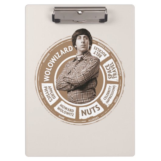 Howard Info Graphic Klembord (Voorkant)