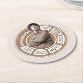 Howard Info Graphic Ronde Kartonnen Onderzetter (Gebogen)