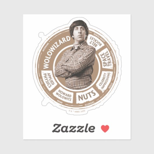 Howard Info Graphic Sticker (Vel)