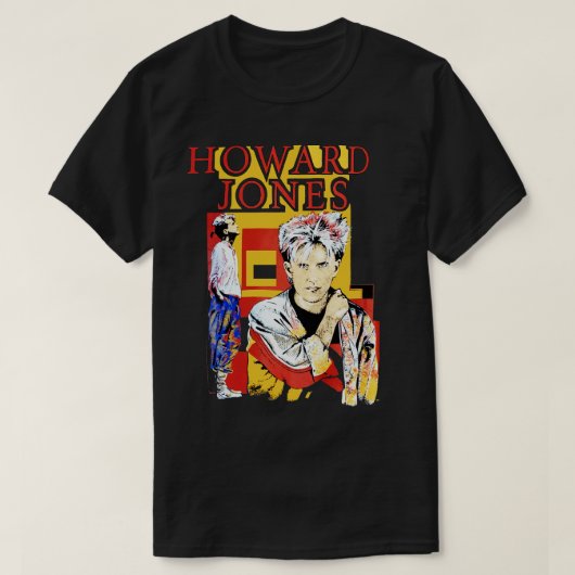 HOWARD JONES Vintage 80s T-shirt (Design voorkant)