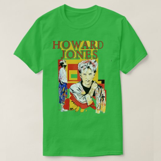 HOWARD JONES Vintage 80s T-shirt (Design voorkant)