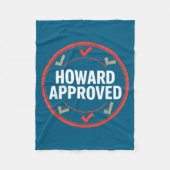 Howard keurde goed fleece deken (Voorkant)