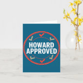Howard keurde goed kaart (Gele Bloem)