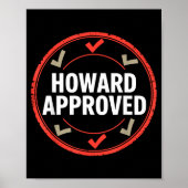 Howard keurde goed poster (Voorkant)