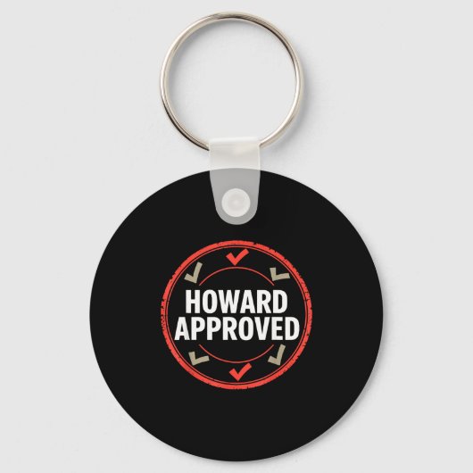 Howard keurde goed sleutelhanger (Voorkant)