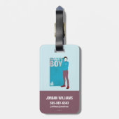 Howard | Mama's Boy Bagagelabel (Achterkant verticaal)