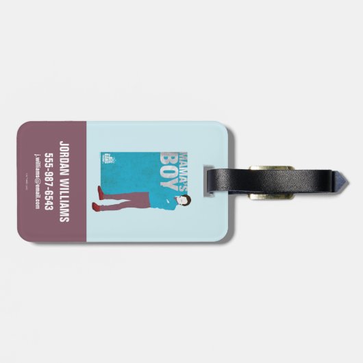 Howard | Mama's Boy Bagagelabel (Achterkant horizontaal)