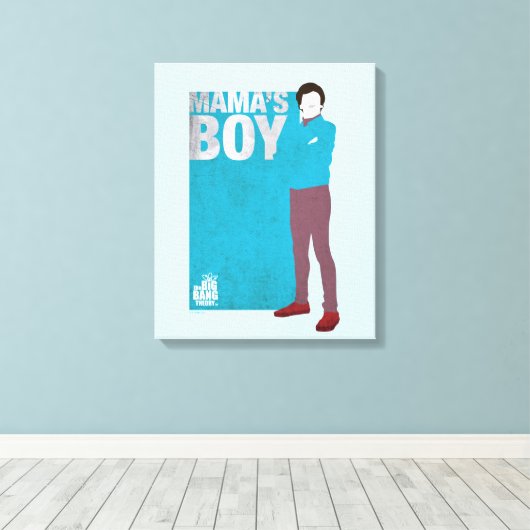 Howard | Mama's Boy Canvas Afdruk (Insitu (Houten vloer))