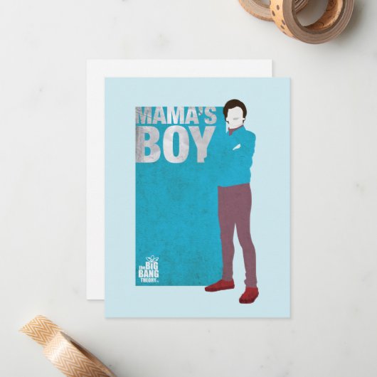 Howard | Mama's Boy Notitiekaartje (Voorkant / Achterkant in situ)