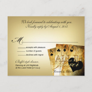 Howard & Milita Las Vegas Deluxe RSVP reactie