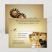 Howard & Milita Las Vegas Deluxe RSVP reactie (Voorkant / Achterkant)