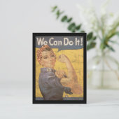 Howard Miller, we kunnen het doen Rosie de Riveter Briefkaart (Staand voorkant)