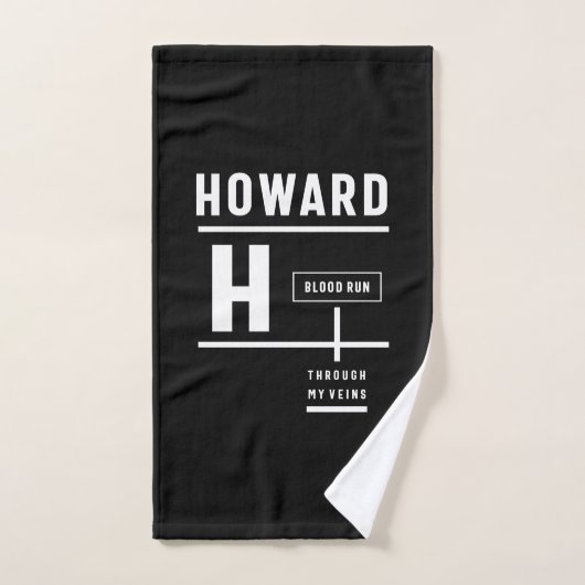 Howard Persoonlijke naam Birthday Gift Handdoek (Handdoek)