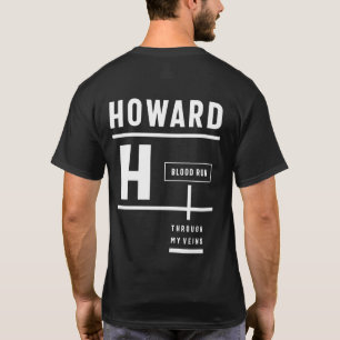 Howard Persoonlijke naam Birthday Gift T-shirt
