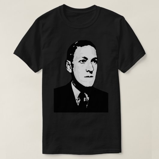 Howard Philips Lovecraft T-shirt (Design voorkant)