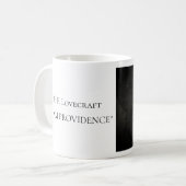 Howard Phillips Lovecraft - "I AM PROVIDENCE" Koffiemok (Voorkant links)