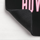 Howard Preppy Varsity Roze Sport Muismat (Hoek)