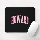 Howard Preppy Varsity Roze Sport Muismat (Met muis)