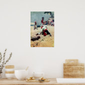 Howard Pyle, die kapitein wordt Poster (Keuken)