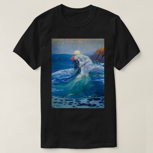 Howard Pyles de zeemeermin T-shirt (Design voorkant)