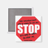 Howard Roark Quote Magnet (Voorkant / Achterkant)