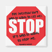 Howard Roark Quote Magnet (Voorkant)