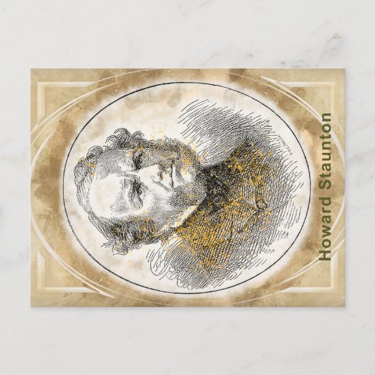 Howard Staunton Briefkaart (Voorkant)