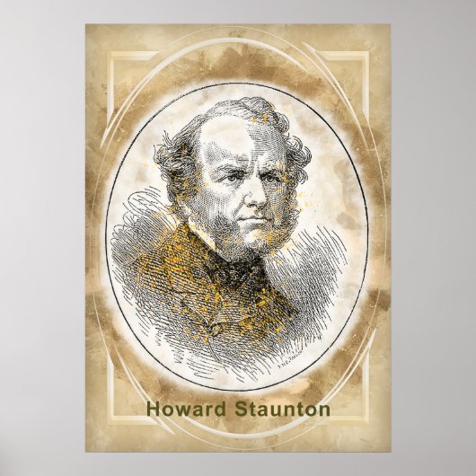 Howard Staunton Poster (Voorkant)