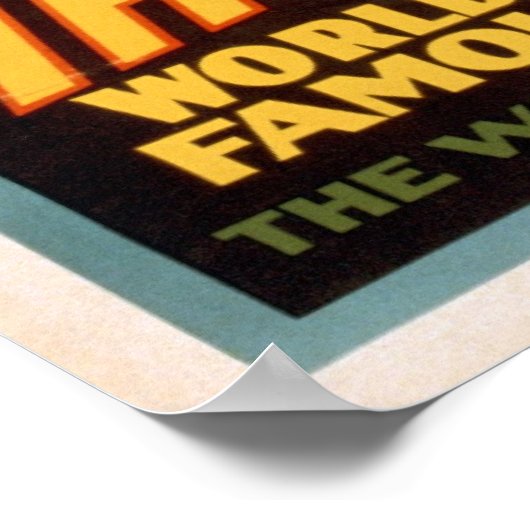 Howard Thurston Magic Advertisement Poster (Hoek)