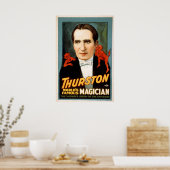 Howard Thurston Magic Advertisement Poster (Keuken)