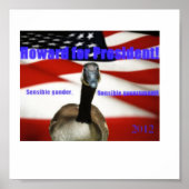 Howard voor President 2012 Poster (Voorkant)
