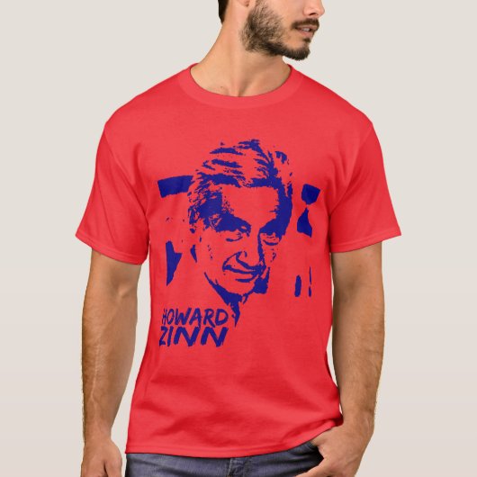 Howard Zinn Royal Blue T-shirt (Voorkant)