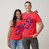 Howard Zinn Royal Blue T-shirt (Unisex)
