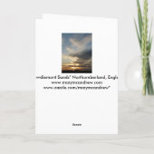 "Howdiemont Sands Sunset" Kaart (Achterkant)