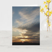 "Howdiemont Sands Sunset" Kaart (Gele Bloem)