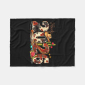 Howdy 2026 New Year Hello 2026 Western New Year Fleece Deken (Voorkant (Horizontaal))