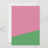 Howdy 30 Western Retro Roze Groen 30e Verjaardag Kaart (Achterkant)