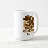 Howdy, 30: Westerne verjaardag Mok (Voorkant rechts)