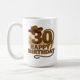 Howdy, 30: Westerne verjaardag Mok